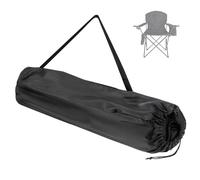 Hasanbar Camping Chair Replacement Bag for Coleman Portable Folding Chair Carry Bag with Shoulder Strap, Protective Carrying Chair Bag for Travel Outdoor Camping Sports, Black (Chair is Not Included)