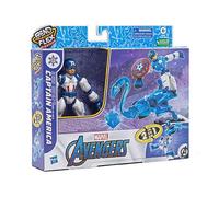 Hasbro Avengers Bend and Flex Cap Ice Mission - Brand New & Sealed
