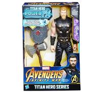 Hasbro Avengers Marvel Titan Hero Thor Action Figure Age 4+ E0616EW0 with Power FX PACK