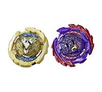 Hasbro Beyblade Burst QuadDrive, Pack of 2 Berserk Balderov B7 and Cyclone Belfyre B7 Competition Spinners, Toy for Children, Ages 8 and Up