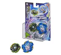 Hasbro Beyblade Burst Surge Speedstorm Battle Pack Twin Packs - Evo Helios Blazebringer and Jormuntor J6