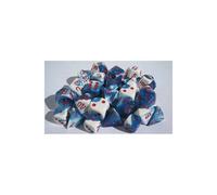 Hasbro CHX26657 d6 Gemini Signature Series Dice Cube No.7, Astral Blue, White & Red - 16 mm