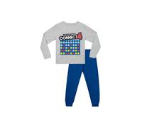 Hasbro Connect 4 Pyjamas for Kids in Grey | Size: 9-10 Years Hasbro Grey 9-10 Years