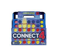 Official Hasbro Games Connect 4 Game (2025 Edition) | All-in-1 Storage, Carrying Case, Score Tracker | Ages 6+ | 2 Players | Family Games for Children - English Version