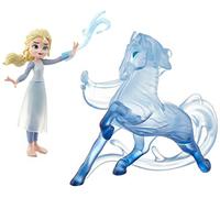 Broken Box 2 Figures Elsa and Horse Nokk from FROZEN Original Hasbro E6857