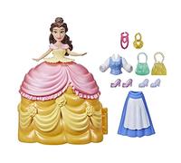 Hasbro Disney Princess Secret Styles Fashion Surprise Belle Mini Doll Playset with Clothes and Accessories for Girls Ages 4+