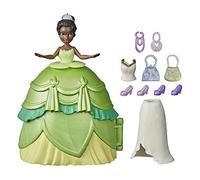 Hasbro Disney Prinzessin F12515X1 Disney Princess Styling Surprise Tiana, Mini Doll Play Set with Dresses and Accessories, Toy for Girls from 4 Years, Multi Colour