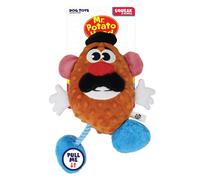Hasbro Mr. Potato Head Plush Dog Toy, 11-Inch Squeaker and Crinkle Toy for Dogs
