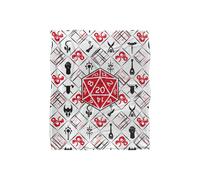 DUNGEONS AND DRAGONS D20 Pattern Silky Touch Super Soft Throw Blanket 152 x 127 cm