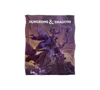 Hasbro Dungeons And Dragons Dungeon Master's Guide Art Blanket 152 X 127 Cm In White White