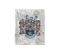 Hasbro Dungeons And Dragons Retro Beholder Blanket 152 X 127 Cm In White White