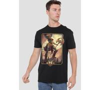 Hasbro Dungeons & Dragons - 2024 Barbarian Key Art T-Shirt in Black | Size: 2XL Hasbro Black 2XL
