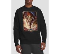 Hasbro Dungeons & Dragons - 2024 Paladin Key Art Sweatshirt in Black | Size: Large Hasbro Black L