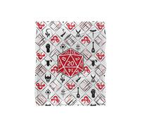 DUNGEONS AND DRAGONS D20 Pattern Silky Touch Super Soft Throw Blanket 152 x 127 cm