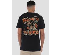 Hasbro Dungeons Dragons Drag Me To The Abyss Front Back T-Shirt, Black Black 5XL
