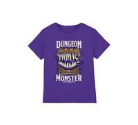 Hasbro Dungeons & Dragons Mimic Dungeon Monster Kids T-Shirt, Purple | Size: 12-13 Years Hasbro Purple 12-13 Years