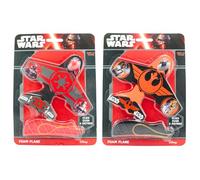 Hasbro Flying Foam Planes and Toy Figure Parachuters Bundles - Star Wars Foam Planes Twin Pack