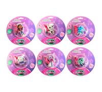 Hasbro Gabby's Dollhouse Flash'Eez Light-Up Collectible Character Toy Accessory with Lanyard - Pack of All 6 - Gabby, Pandy Paws, Catrat, Cakey, DJ Catnip, & MerCat