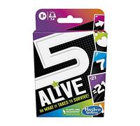 Hasbro Gaming 5 Alive, Fast-Paced Game Kids And Families, Family Quick Card Games 2 To 6 Players