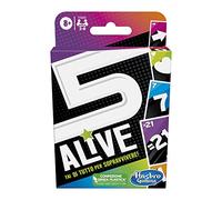Hasbro Gaming 5 Alive Fast Speed Card Game for Kids and Families, Family Games, Fast Card Games for 2-6 Players