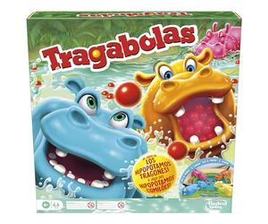 Hasbro Gaming Board Game Tragabolas Comilon, 2 to 4 Players, Spanish-Portuguese Version, Children's Toy for Playing with Family and Friends, Boys and Girls from 4 Years