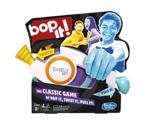 Hasbro Gaming Bop It! Electronic Dexterity Game, Travel Toys for Gids, Sound & Action Fun, Ages 8+, Solo or Group Play