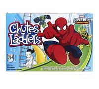 Hasbro Gaming Chutes and Ladders Marvel Spider-Man Edition Board Game | Preschool Games for Boys & Girls | 2-4 Players for Kids | Ages 3+ (Amazon Exclusive)
