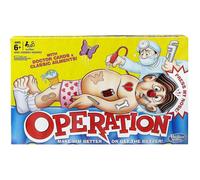 Hasbro Gaming Classic Operation Game, Electronic Board Game With Cards, Indoor Game For Kids Ages 6 And Up