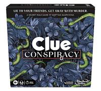 Hasbro Gaming Clue Conspiracy Board Game for Adults and Teens, Great Halloween Party Game, Secret Role Strategy Games, Ages 14+, 4-10 Players, 45 Minutes, Mystery & Party Games