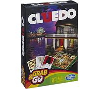 Hasbro Gaming Cluedo Grab & Go Board Game for 2-6 Players, Ages 8+