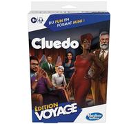 Hasbro Gaming Cluedo Travel Edition Travel Board Game for 3 to 6 Players, Travel Games, Girls and Boys, Perfect for Summer