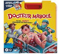 Hasbro Gaming Docteur Maboul Electronic Board Game with Carry Case All-in-One - French Version Modern Board Game for Kids and Family with Case, 2 Game Modes