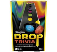 Hasbro Gaming Drop Trivia, Trivial Pursuit Inspired Family Electronic Game - French Version Multiplayer Board Game, Age 13+
