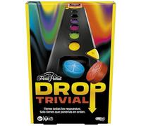 Hasbro Gaming Drop Trivial Game - Electronic Party Board Game Presented by Trivial Pursuit
