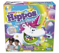 Hasbro Gaming Hungry Hungry Hippos Unicorn Edition Board Game; Pre-School Game for Kids ages 4 and Up; For 2 to 4 Players