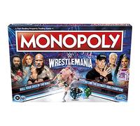 Hasbro Gaming Monopoly Age 8+: Wrestlemania Edition Board Game for Ages 8 and up, Monopoly Game Inspired by WWE Wrestlemania, Family Games for 2-6 Players, Kids Games