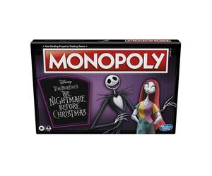 Hasbro Gaming Monopoly: Disney Tim Burton's The Nightmare Before Christmas Edition Board Game Fun Family Game for Kids Ages 8 and Up (Amazon Exclusiv