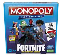 Hasbro Gaming Monopoly Flip Edition: Fortnite Board Game for Ages 13 Game Inspired by Fortnite Video Game Board Games for Teens and Adults 2-4 Playe