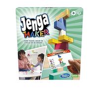 Hasbro Gaming Monopoly Jenga Maker, Authentic Hardwood Blocks, Tower Building, Game for Children from 8 Years, Game for 2-6 Players