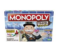 Hasbro Gaming Monopoly Travel World Tour Strategy Board Game Age 8+ for Family & Kids, Classic Gameplay with Geography Twist, Includes Dry-Erase Gameboard & Token Stampers, Ages 8+