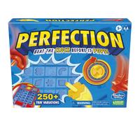 Hasbro Gaming Perfection Game for Kids Ages 5 and Up, Pop Up Game, Customize The Tray for Over 250 Combinations, Kids Games, Games for 1+ Players