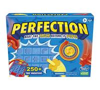 Hasbro Gaming Perfection Game for Kids Ages 5 and Up, Pop Up Game, Customize The Tray for Over 250 Combinations, Kids Games, Games for 1+ Players