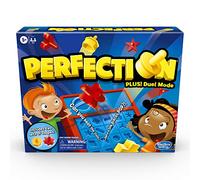 Hasbro Gaming Perfection Game Plus 2-Player Duel Mode Popping Shapes and Pieces Ages 5 and Up (Amazon Exclusive)
