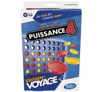 Hasbro Gaming Power 4 Edition Travel, Board Game, Portable and Multiplayer, Travel Games, Stacking Games for Kids from 6 Years, Perfect for Summer.