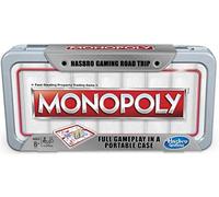Hasbro Gaming Road Trip Series Monopoly Game Portable Board Game to Take on the Go for Kids Aged 8+