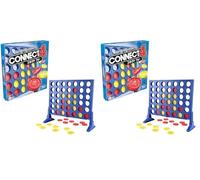 Hasbro Gaming The Classic Game of Connect 4 Strategy Board Game for Kids; 2 Player ; 4 in a Row; Kids Gifts (Pack of 2)