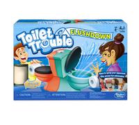 Hasbro Gaming Toilet Trouble Flushdown Kids Game Water Spray Ages 4+