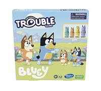 Hasbro Gaming Trouble: Bluey Edition Board Game, Fun Game for Kids Ages 5 and Up, Game for 2-4 Players, Race Bluey, Bingo, Bandit, or Chilli to The Finish, F4944, Milticolored