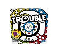Hasbro Gaming Trouble Board Game Includes Bonus Power Die and Shield, Game for Kids Ages 5 and Up, 2-4 Players (Amazon Exclusive)