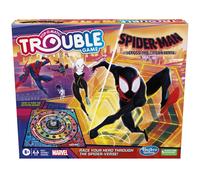 Trouble: Spider-Man Across The Spider-Verse Part One Edition Game for Marvel Fans, Ages 8+, Game for 2-4 Players, with Rotating Gameboard